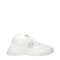 Philipp Plein White Fabric Chunky Sneakers