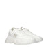 Philipp Plein White Fabric Chunky Sneakers