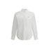 Prada White Fleece Wool Dress Shirt