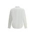 Prada White Fleece Wool Dress Shirt