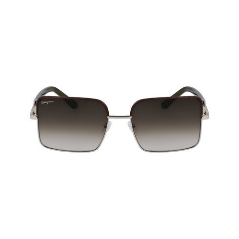 Ferragamo Gold Metal Sunglasses
