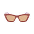 Ferragamo Brown Acetate Sunglasses