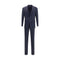 Giorgio Armani Blue Fleece Wool Two-Piece Suit