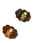 Dolce & Gabbana Gold Brass LOVE Cartoon Crystal Clip-On Jewelry Earrings