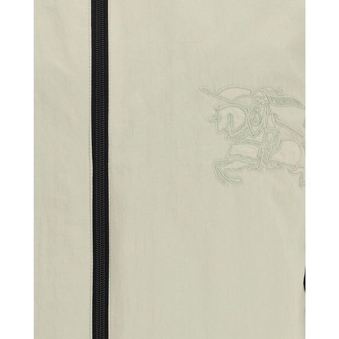 Burberry Gray Polyamide Full-Length Jacket