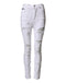 Dolce & Gabbana White Distressed High Waist Denim Jeans