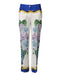 Dolce & Gabbana Multicolor Floral Pattern Straight Leg Pants