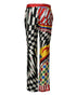 Dolce & Gabbana Multicolor Carretto Pattern Straight Pants