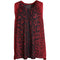 Dolce & Gabbana Red Leopard Print Sleeveless Men Tank T-shirt