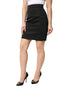 Dolce & Gabbana Black Nylon Pencil Cut High Waist Mini Skirt
