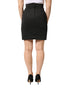 Dolce & Gabbana Black Nylon Pencil Cut High Waist Mini Skirt