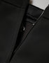 Dolce & Gabbana Black Nylon Pencil Cut High Waist Mini Skirt