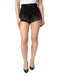 Dolce & Gabbana Black Pins Cotton Denim Hot Pants Shorts