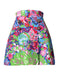 Dolce & Gabbana Multicolor Floral Buttoned High Waist Mini Shorts