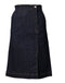Dolce & Gabbana Dark Blue Cotton A-line Denim Midi Skirt