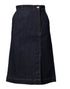 Dolce & Gabbana Dark Blue Cotton A-line Denim Midi Skirt