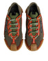 Dolce & Gabbana Multicolor Lace Up Low Top NS1 Sneakers Shoes