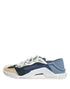Dolce & Gabbana Multicolor Lace Up Low Top NS1 Sneakers Shoes