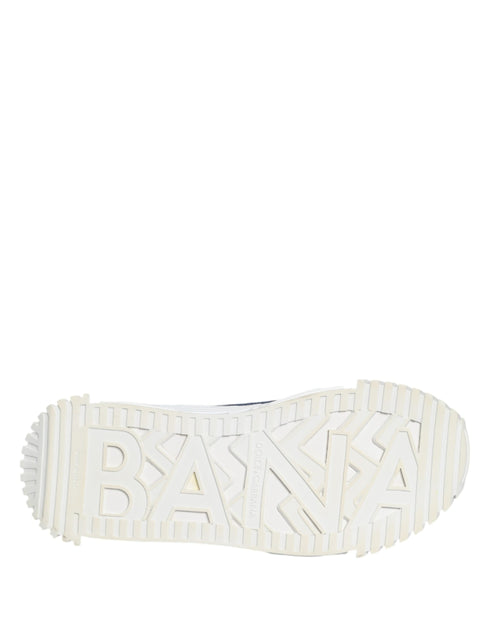 Dolce & Gabbana Multicolor Lace Up Low Top NS1 Sneakers Shoes