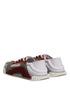 Dolce & Gabbana Multicolor Lace Up Low Top NS1 Sneakers Men Shoes