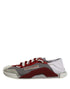 Dolce & Gabbana Multicolor Lace Up Low Top NS1 Sneakers Men Shoes