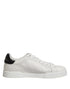 Dolce & Gabbana White Leather DG Logo Low Top Sneakers Shoes
