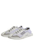 Dolce & Gabbana White Lace Up Low Top NS1 Sneakers Men Shoes