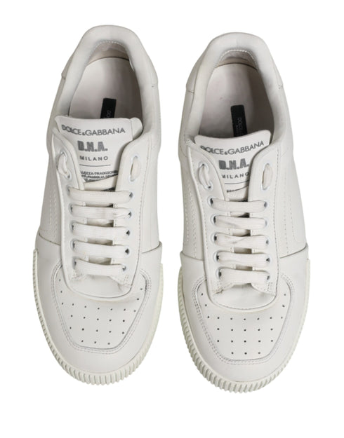 Dolce & Gabbana White MIAMI Calf Low Top Men Sneakers Shoes