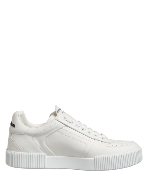 Dolce & Gabbana MIAMI Calf Low Top Men Sneakers White