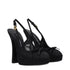 Dolce & Gabbana Black Satin High Heel Pumps