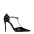 Dolce & Gabbana Black Leather High Heel Pumps