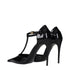 Dolce & Gabbana Black Leather High Heel Pumps