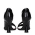 Balmain Black Leather Stiletto Heel Sandals