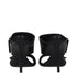 Balmain Black Leather Stiletto Heel Sandals