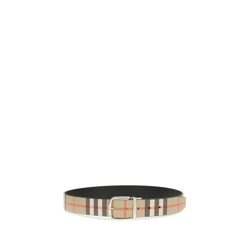 Burberry Multicolor Calf Leather Bos Taurus Belt