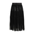 Dolce & Gabbana Black Silk Long Skirt
