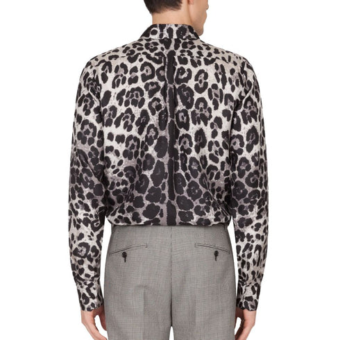 Dolce & Gabbana Black Silk Shirt