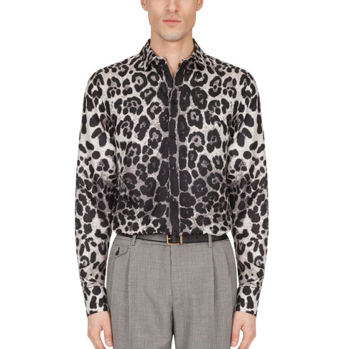Dolce & Gabbana Black Silk Shirt