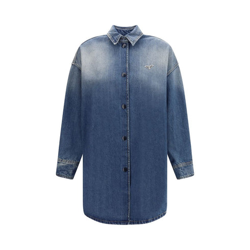 Prada Blue Cotton Denim Jacket