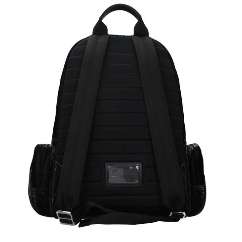 Dolce & Gabbana Black Nylon Backpack