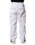Dolce & Gabbana White Cotton Men Cargo Denim Trouser Jeans
