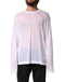 Dolce & Gabbana White Nylon Long Sleeves Crewneck T-Shirt