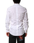 Dolce & Gabbana White GOLD Long Sleeves Formal Dress Shirt