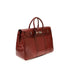 Brunello Cucinelli Bordeaux Calf Leather Bos Taurus Shoulder Bag