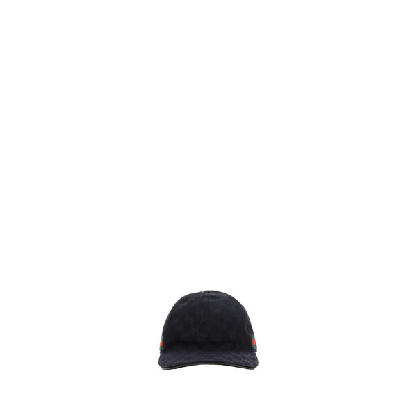 Gucci Black Cotton Cap (Baseball Hat)