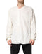 Dolce & Gabbana White Cotton Men Long Sleeves Men Shirt