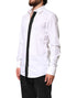 Dolce & Gabbana White Cotton GOLD Collared Dress Formal Shirt