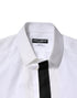 Dolce & Gabbana White Cotton GOLD Collared Dress Formal Shirt