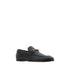 Gucci Black Calf Leather Bos Taurus Slip-On Loafers