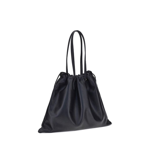 Jimmy Choo Black Calf Leather Bos Taurus Shoulder Bag